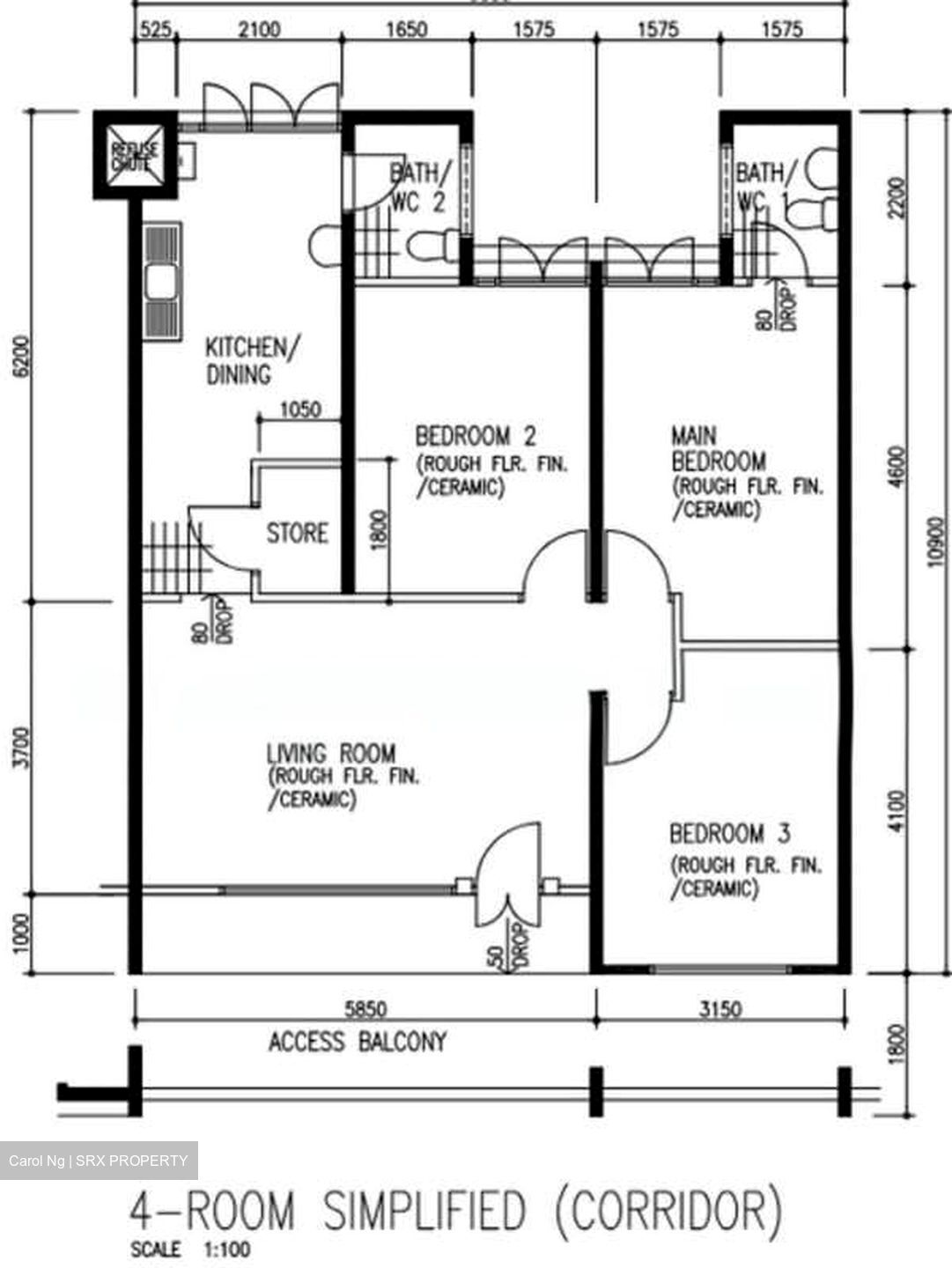 Blk 334 Woodlands Street 32 (Woodlands), HDB 4 Rooms #588877911